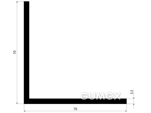 GUMOVÉ PROFILY TVARU "L" - EPDM